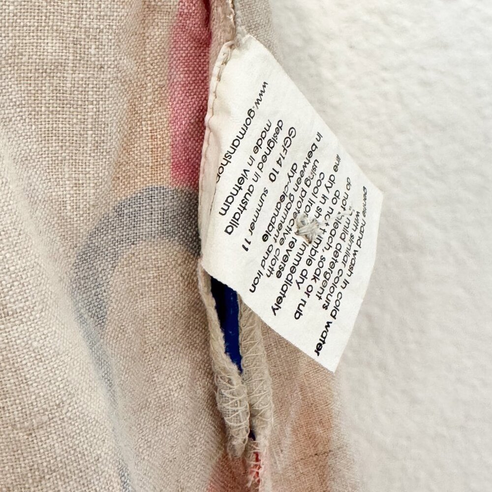 Gorman x Castle Colorful Linen Mini Skirt Size AU 8 / US 4 - Picture 9 of 12
